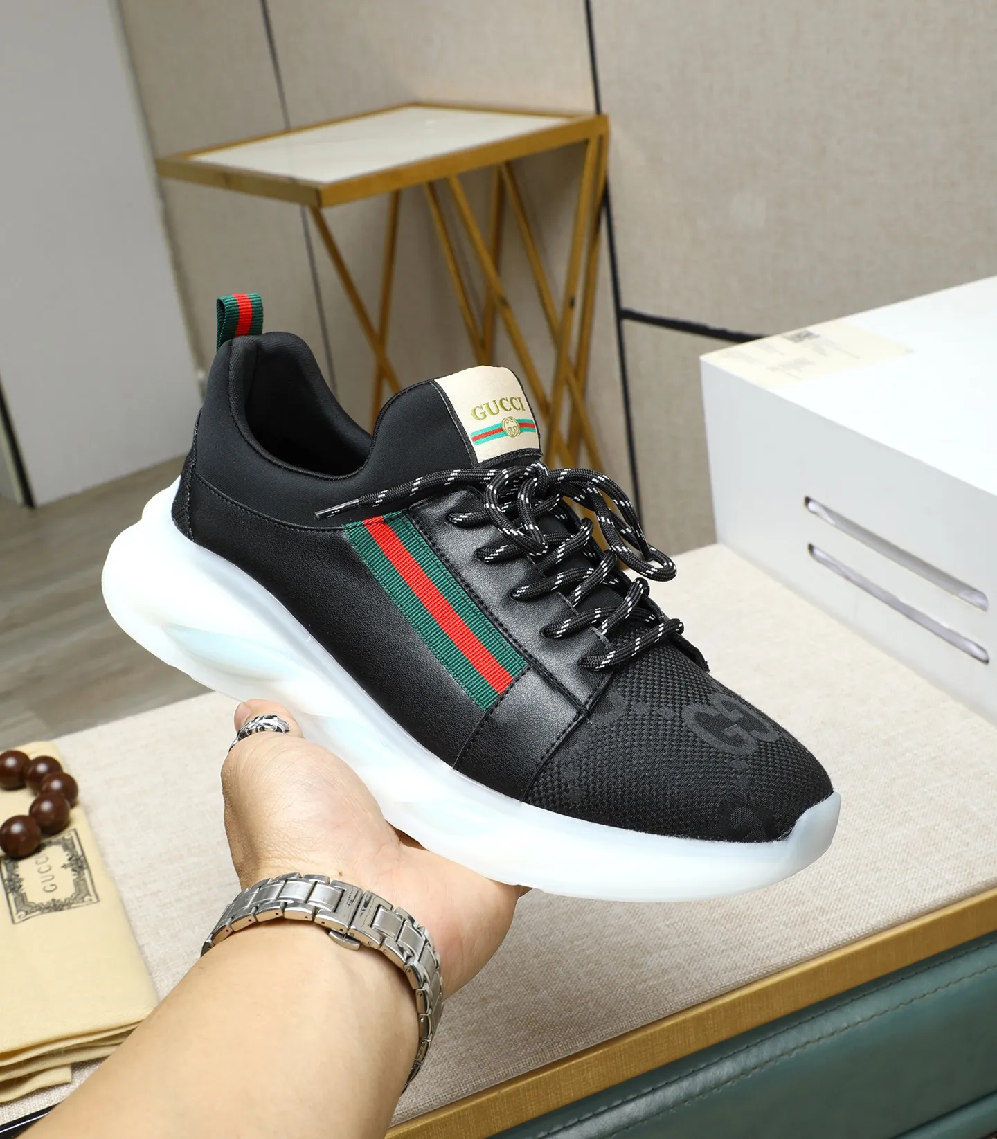 Men's shoes💰440 GUCCI🔍🔍Latest spring style On sale at the same time at the counter, original calfskin imported from Italy, genuine leather lining, (high-end, luxury, and class) exquisite workmanship, soles: original soles specially provided by the original factory, ⚠Exclusive double-layer movable molded soles are super comfortable⚠, real photos🎬The real ones are better🔍🔍"High quality·Follow the order" code number 38-44